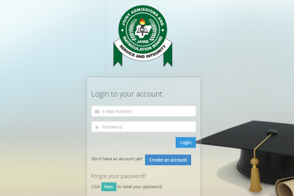 how to create Jamb profile 2024
